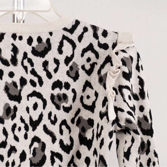 Rachel Zoe Leopard Heidi Sweater size XS - Picture 13 of 16